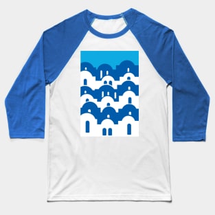 Mediterranean village Baseball T-Shirt